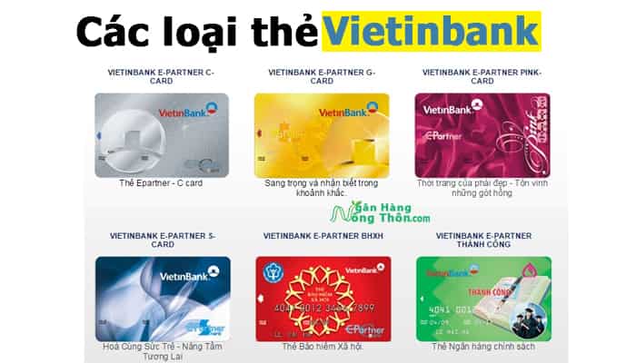 Các loại thẻ ATM ngân hàng Vietinbank và Biểu Phí