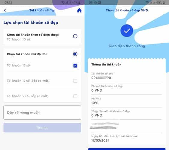 Mở thêm số tài khoản ngân hàng MBBank theo số điện thoại