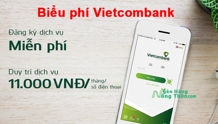 Biểu phí Vietcombank 