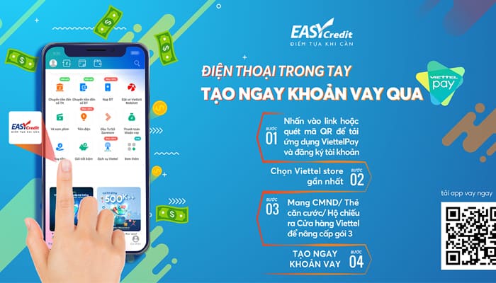 Cách vay tiền qua Viettelpay