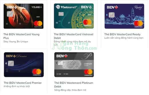 Thẻ ghi nợ quốc tế BIDV