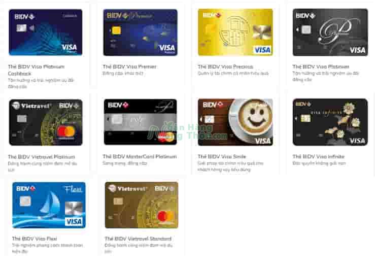 Thẻ tín dụng quốc tế BIDV