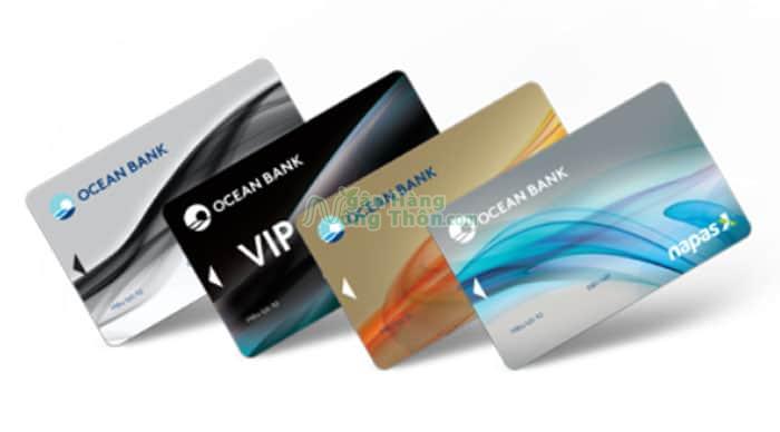 Các loại thẻ ATM Oceanbank
