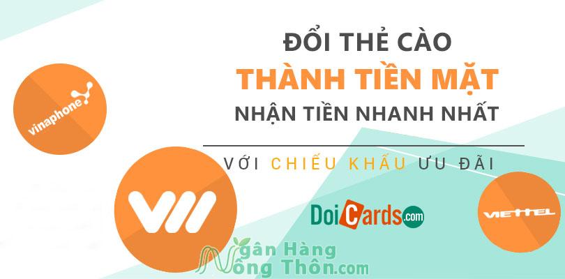 Top App Web Đổi Thẻ Cào thành Tiền Mặt Phí Thấp Gần 0đ 2024