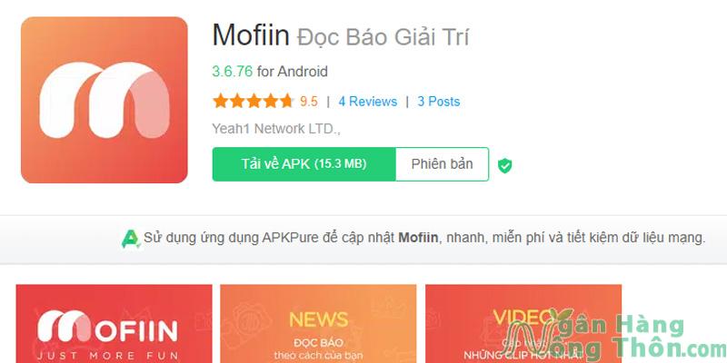 Ứng dụng Mofiin