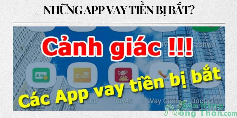 Danh sách App vay tiền bị Công An điều tra 2024 Lừa đảo Né Gấp!