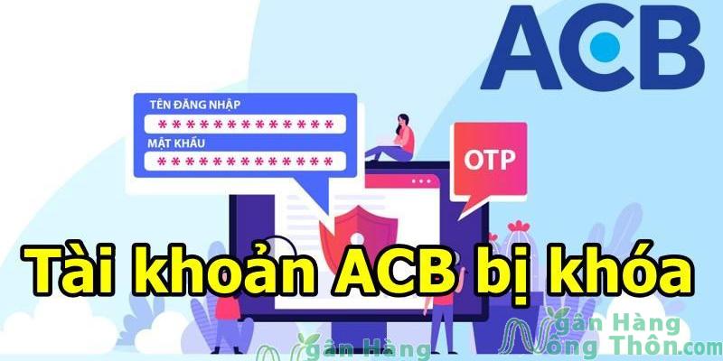 Mở khoá tài khoản ACB online