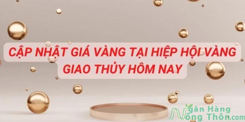 Giá vàng Hiệp Hội Giao Thủy Nam Định hôm nay vàng 10k, 14k, 18k, 24k