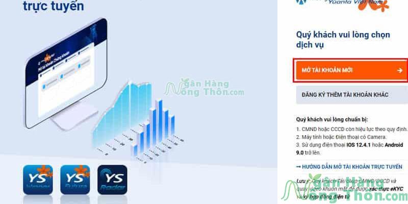 Truy cập web Yuanta