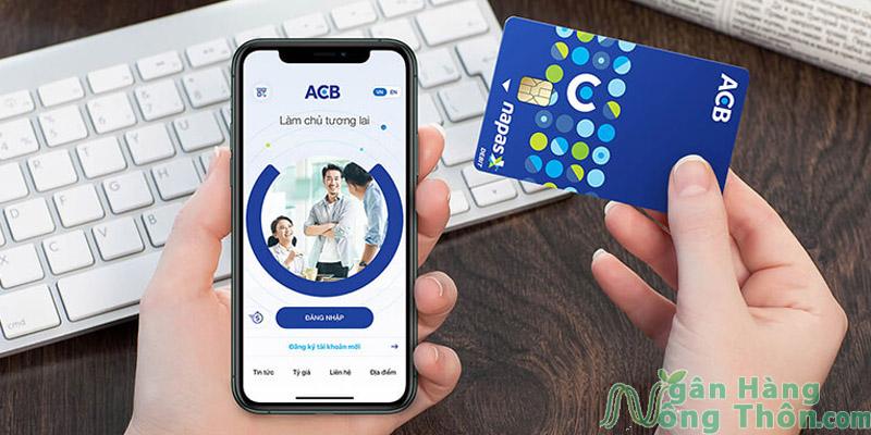 Các bước đổi thẻ từ sang thẻ gắn chip ACB online