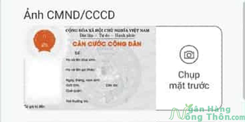 Nhập đầy đủ thông tin cá nhân, bao gồm cả ảnh chụp CMND/ CCCD 2 mặt và ảnh chụp khuôn mặt chính diện