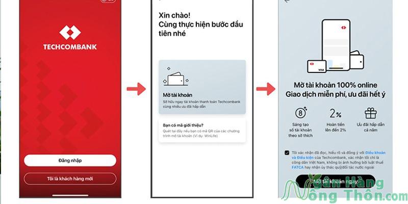 Cách đăng ký internet banking Techcombank trên điện thoại 2024