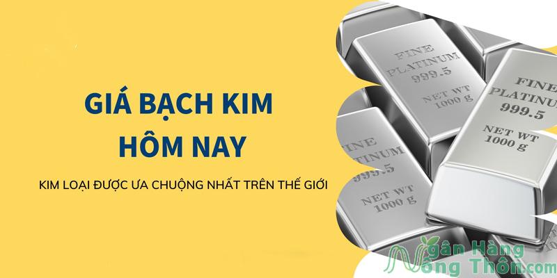 Giá Bạch Kim hôm nay 2024 Bao nhiêu 1 gam, 1 chỉ?