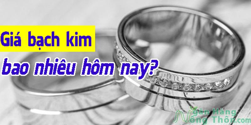 Giá bạch kim hôm nay