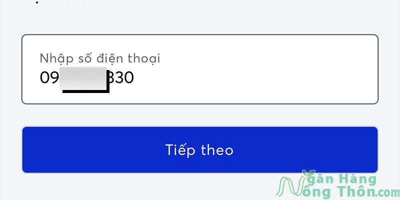 Nhập số điện thoại