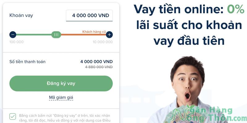 Các bước vay app Senmo