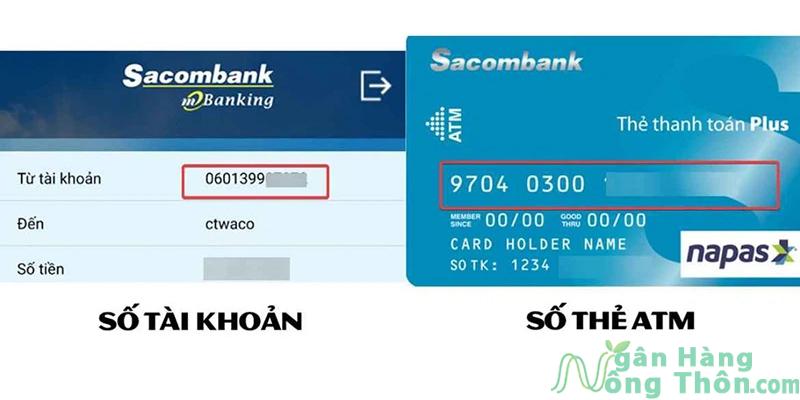 Số tài khoản Sacombank