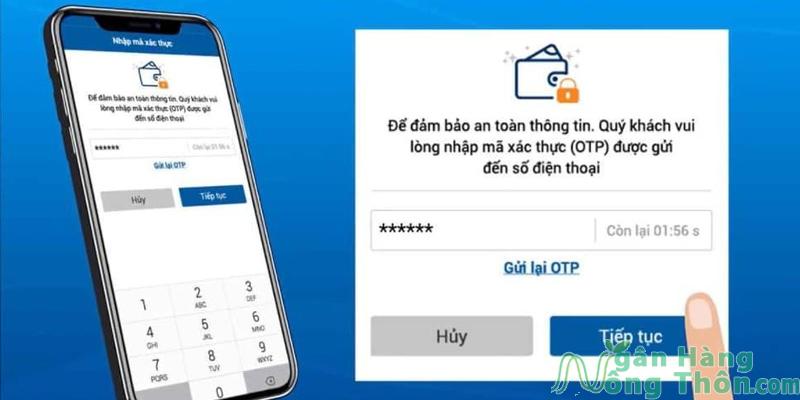 Nhập sai mã Pin OTP BIDV