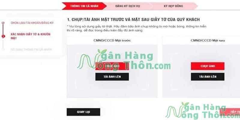 Xác nhận giấy tờ và khuôn mặt