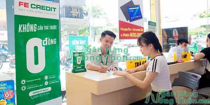 Vay 20 – 50 triệu trả góp 24 tháng FE Credit Lãi suất 1 tháng bao nhiêu?