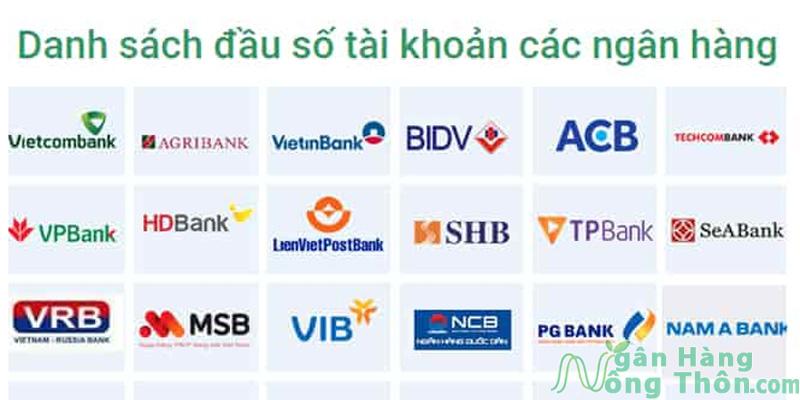 Danh sách đầu số tài khoản của các ngân hàng 2024 và cách tra cứu online