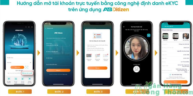 Các bước đăng ký nhận tiền AB Ditizen