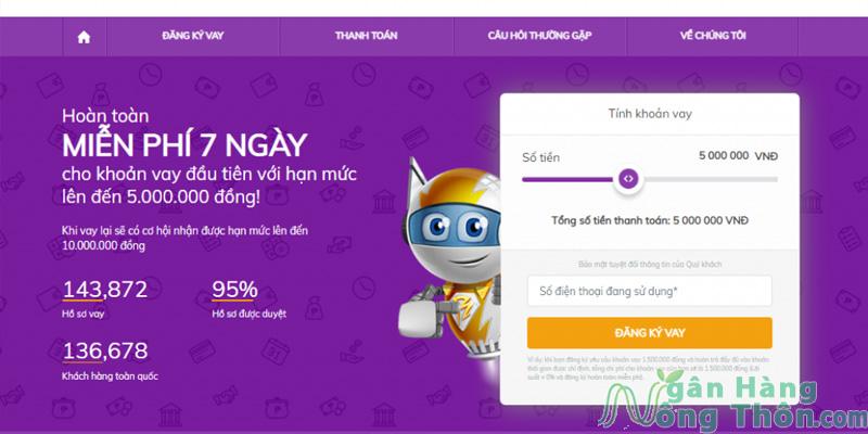 Đăng ký vay tiền Robocash