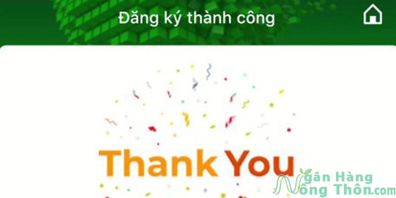 Nhận thông báo đăng ký thành công