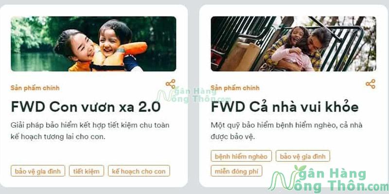 Gói bảo hiểm FWD quyền lợi cho bé