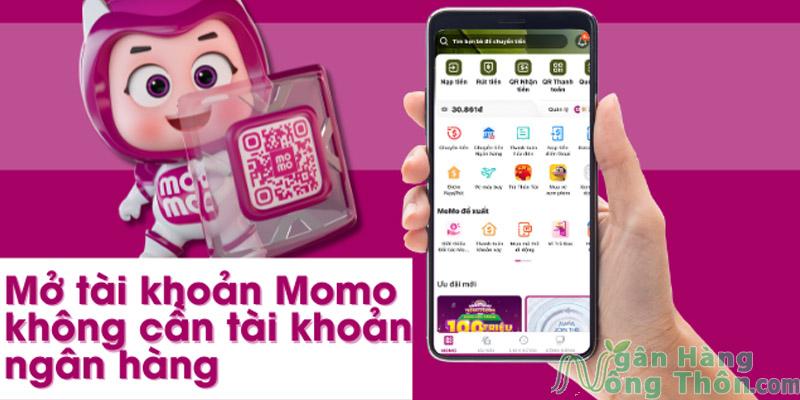 Tạo Momo ảo không cần tài khoản ngân hàng