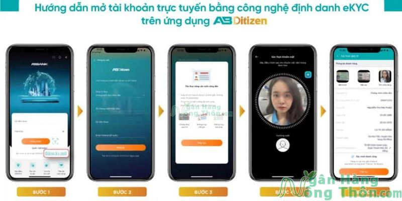 Cách mở tài khoản An Bình ABBank Online miễn phí tại nhà