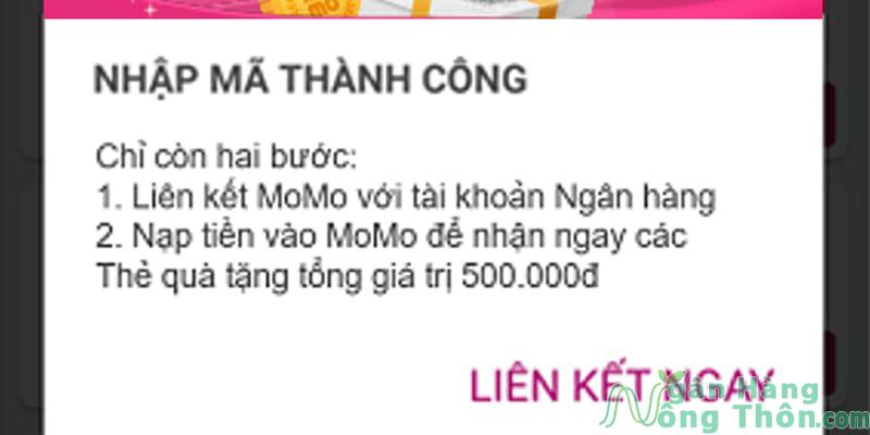 Chọn mục liên kết ngay