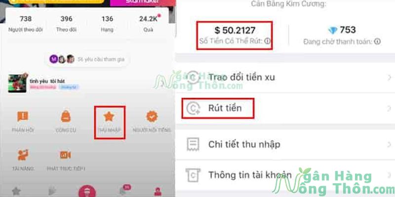 Kiếm tiền trên App StarMaker