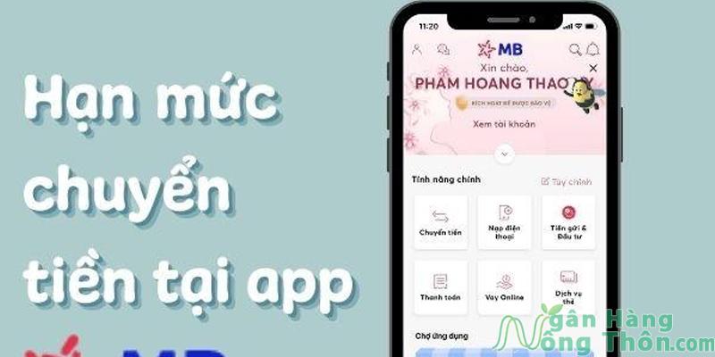 Hạn mức chuyển tiền qua internet Banking