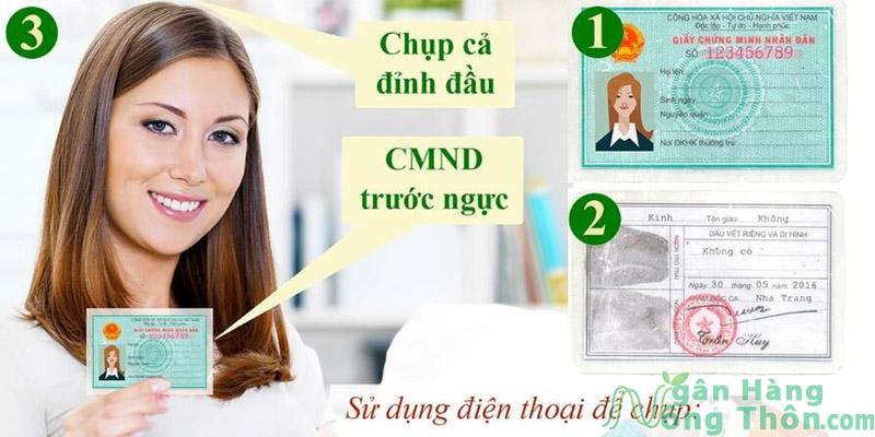 Chụp ảnh CMND 2 mặt