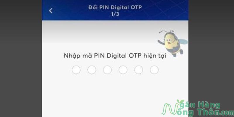 Nhập mã Pin MB Bank hiện tại