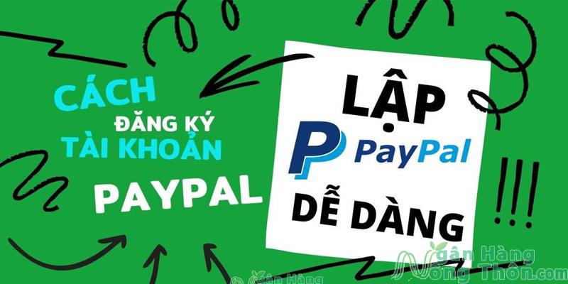 Tạo tài khoản Paypal bằng thẻ ATM