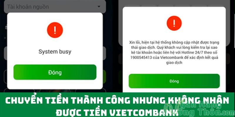 Tại sao giao dịch không thành công mà vẫn bị trừ tiền không nhận được?