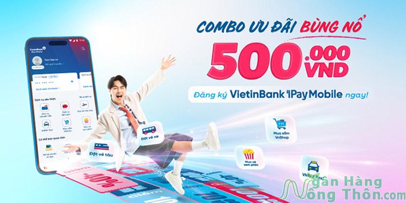 Mở tài khoản Vietinbak nhận tiền