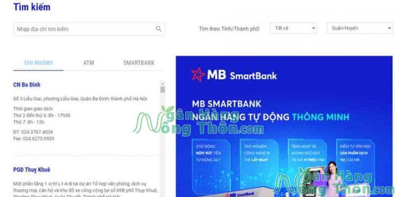 Các bước tra cứu số hotline MB Bank