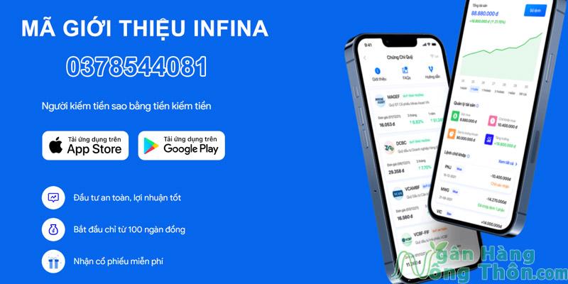 Cách nhập Mã giới thiệu Infina nhận 2 triệu Miễn phí 2024