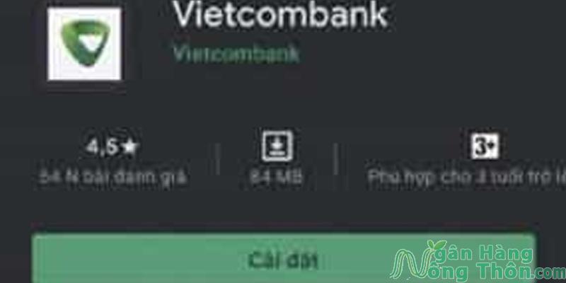 Cài app Vietcombank