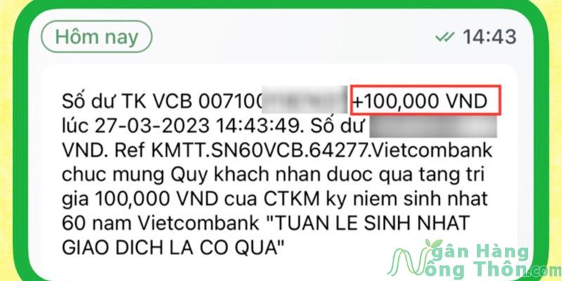 Tra cứu số tài khoản Vietcombank bằng SMS