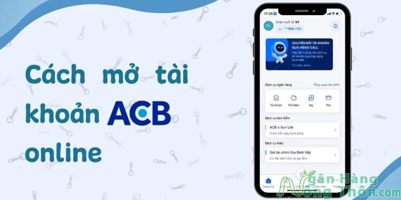 Các bước đăng ký tài khoản ACB online banking