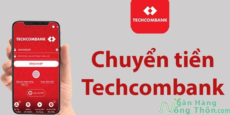Chuyền tiền qua ứng dụng Techcombank