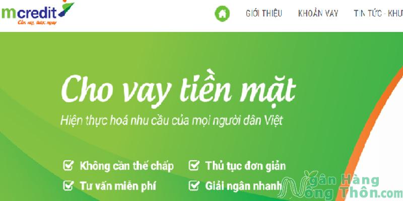 Dịch vụ vay tín chấp Mcredit