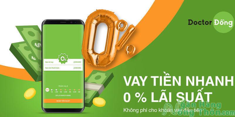 Tiền lãi 1 tháng khi vay app Doctor Đồng