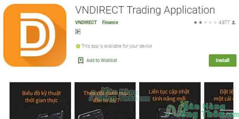 App chứng khoán VNDirect