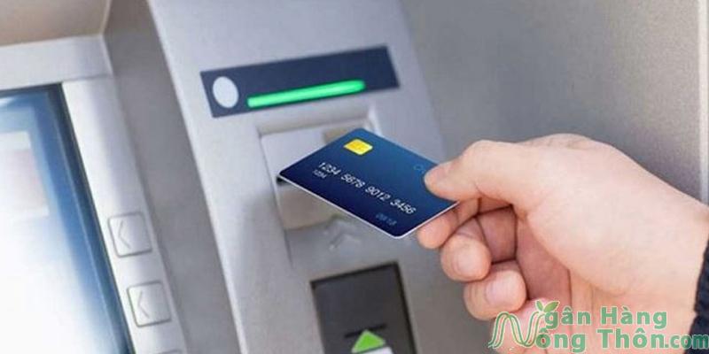 Các bước rút tiền thẻ Agribank