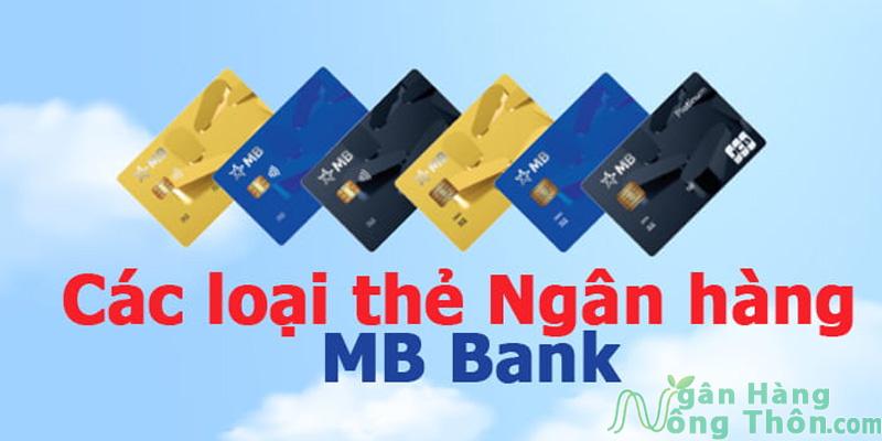 Các loại thẻ tín dụng MBBank và Biểu phí thẻ 2024